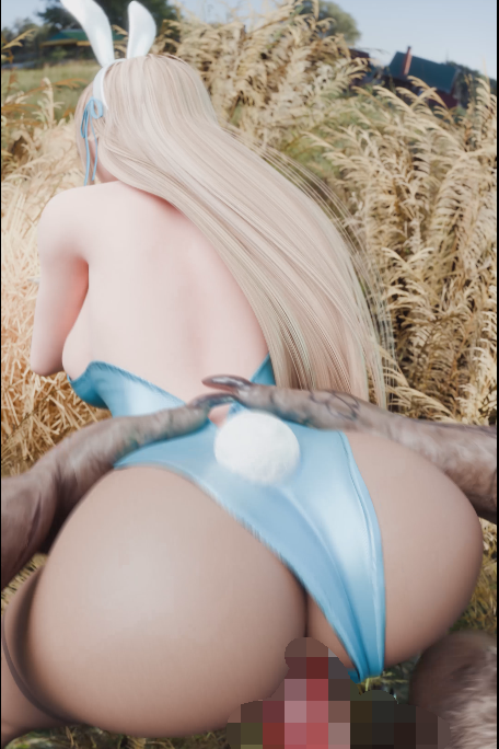 [3D/无修/CV] Shark3D (Rekin3D) 2406-08：蕾娜+黑百合+明日奈+美+朱诺 性感兔女郎社保黑丝大屁股 [617M]