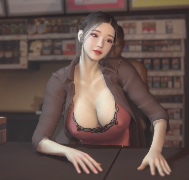 [3D/动态/VAM] VAMbro：黑丝收银员便利店超刺激性交 [3.6G]
