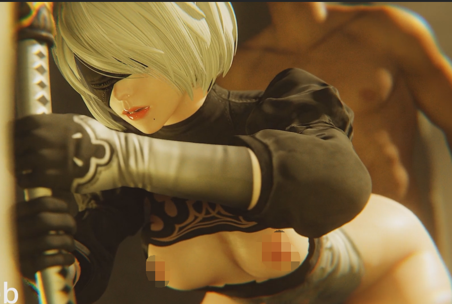 [3D/无修/CV] Nokeb 8月新作：2B+舞+嘉米+伊芙+玛莲妮亚 性感女神丰满蜜桃臀激情后入 [293M]