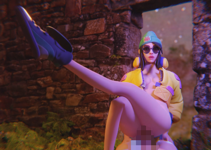 [3D/无修/CV] SinlessCelery -2408：雾子+D.Va+猎空  [5.6G]