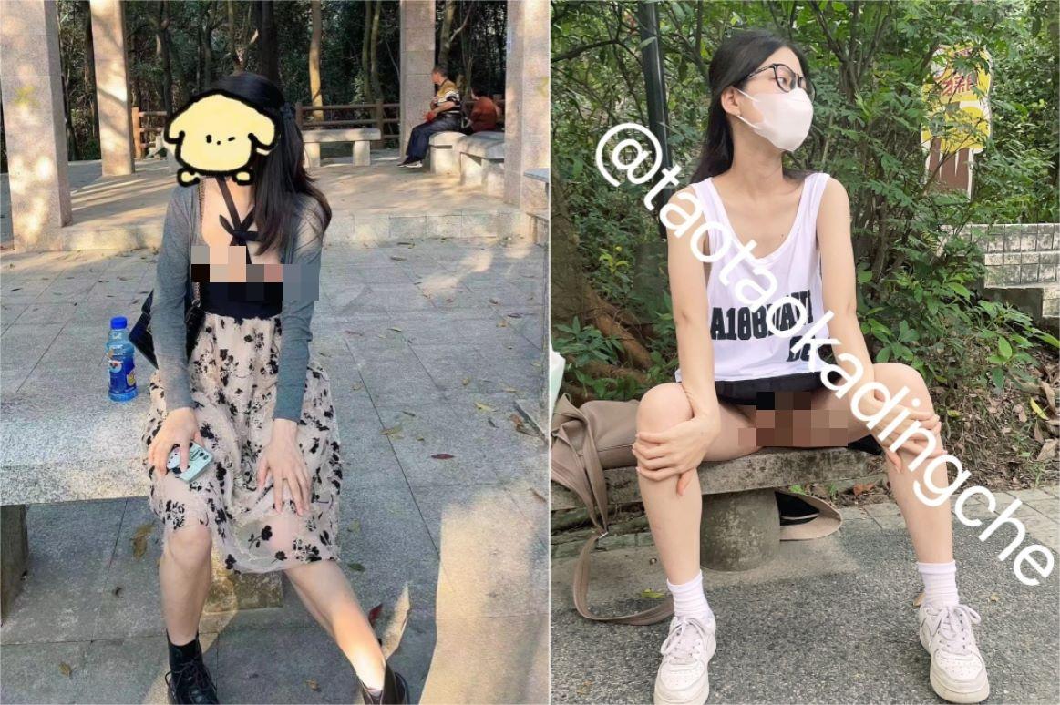 ⚡性感反差骚婊人妻『桃子』户外大胆露出，高颜大胸高挑身材超有女人韵味，同事眼中的高冷女神实际是个反差婊 337M