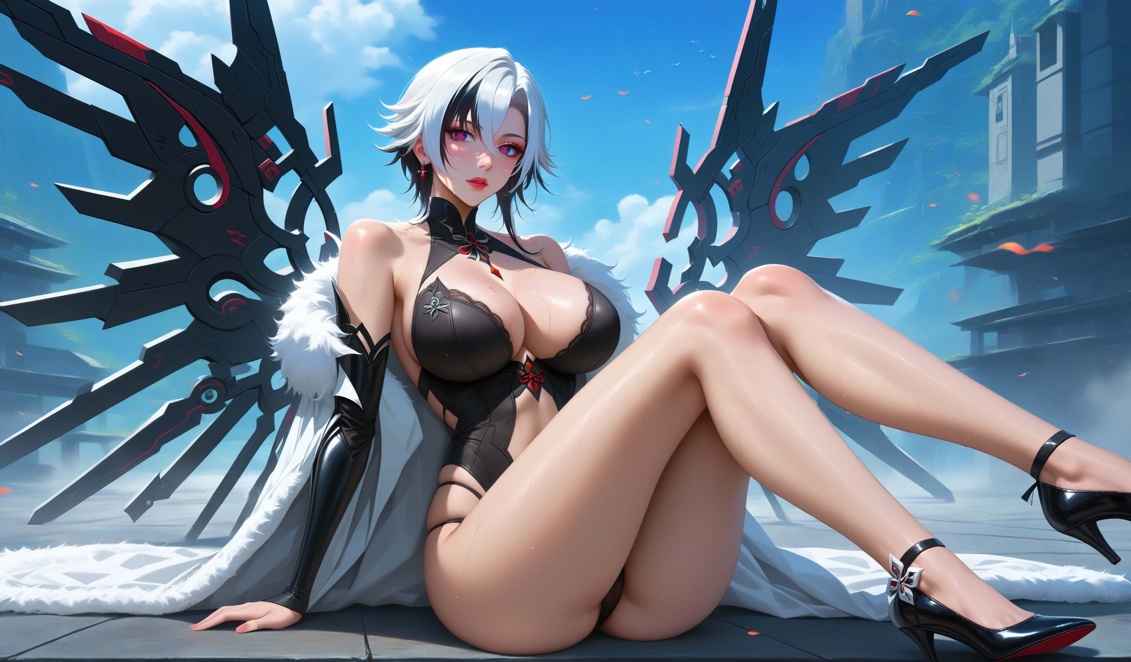 [AI国漫]（搬运至241015）原神-阿蕾奇诺（墨迹图包系列）【37P】【164MB百度云】
