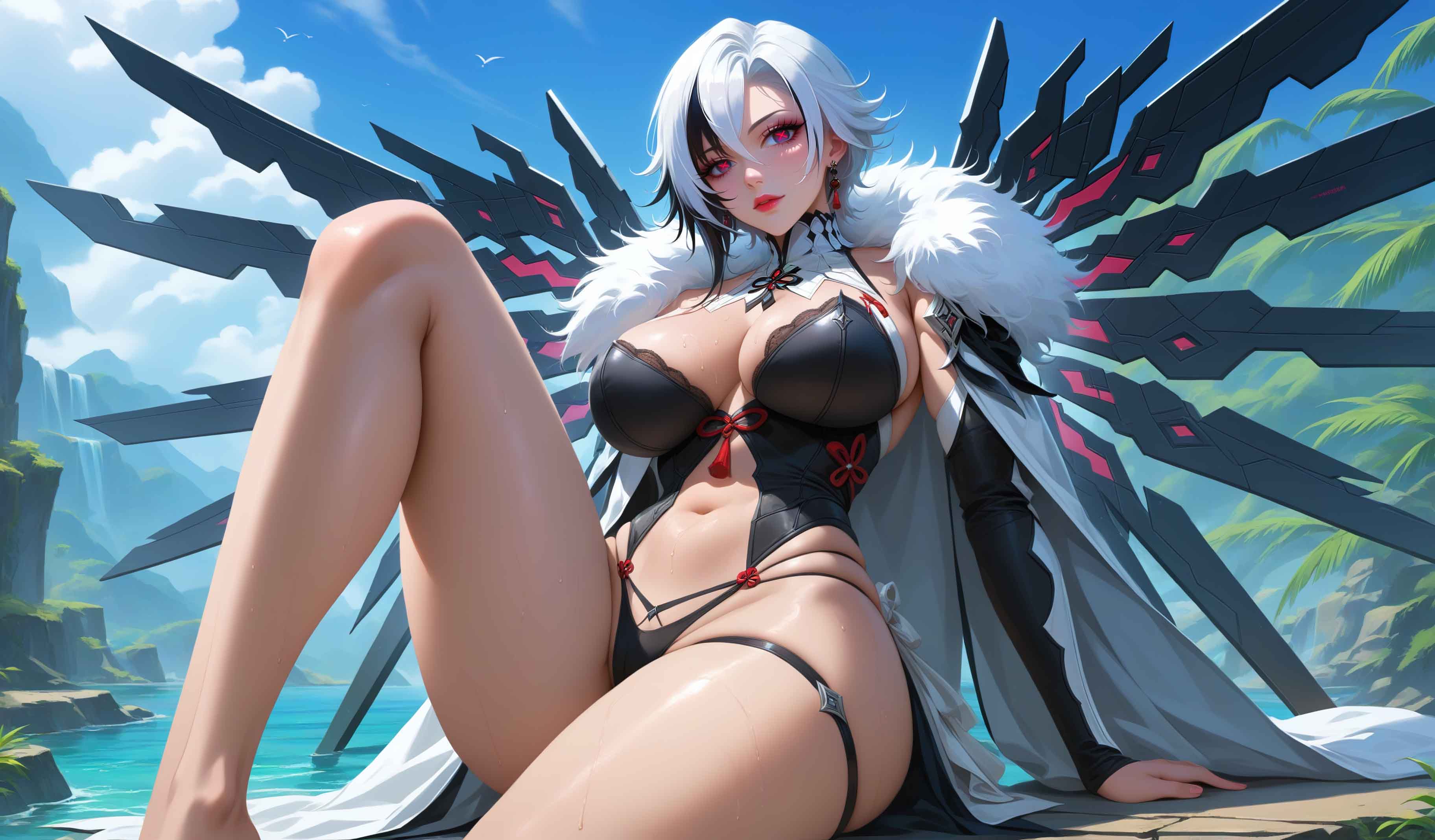 [AI国漫]（搬运至241015）原神-阿蕾奇诺（墨迹图包系列）【37P】【164MB百度云】