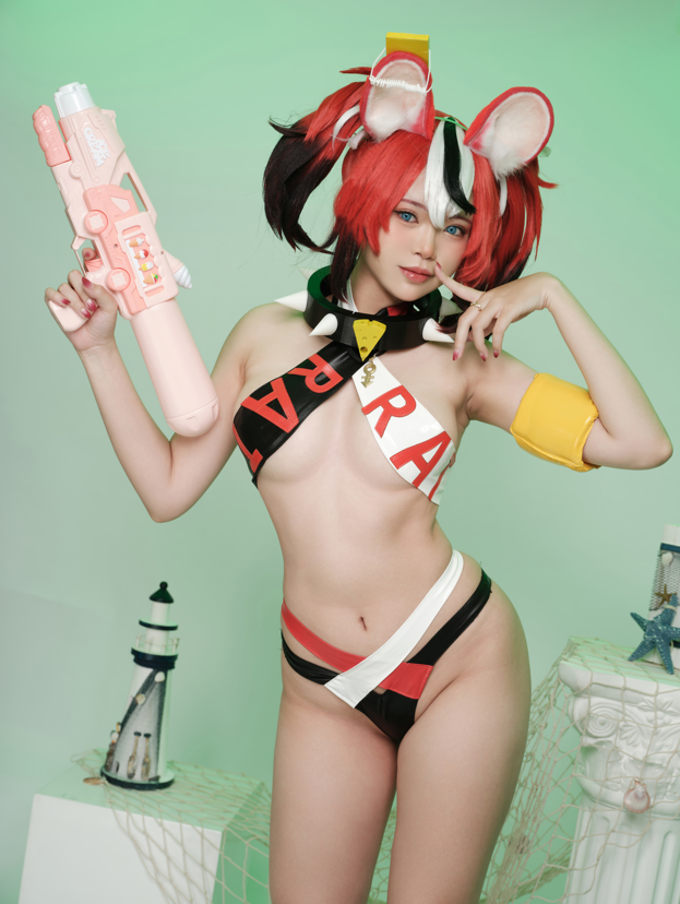 ZinieQ Hololive - Hakos Baelz（钢管舞）【39P2V1.19G】
