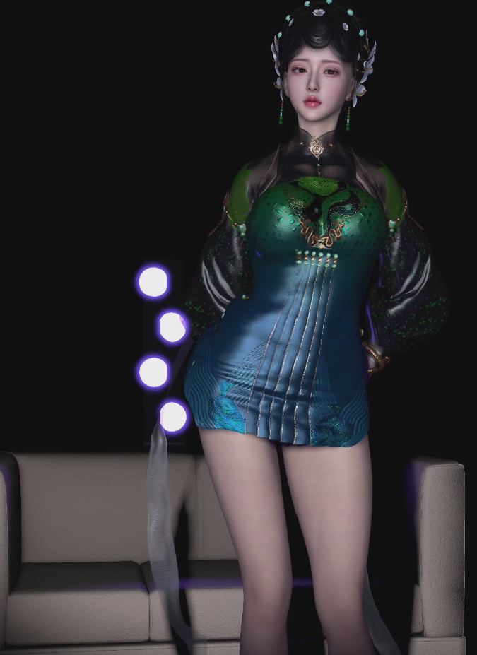 [3D/动态/VAM] Dongmanlove：顾清寒-青蛇 性感黑丝长腿御姐女上位骑乘榨精 [3.1G]