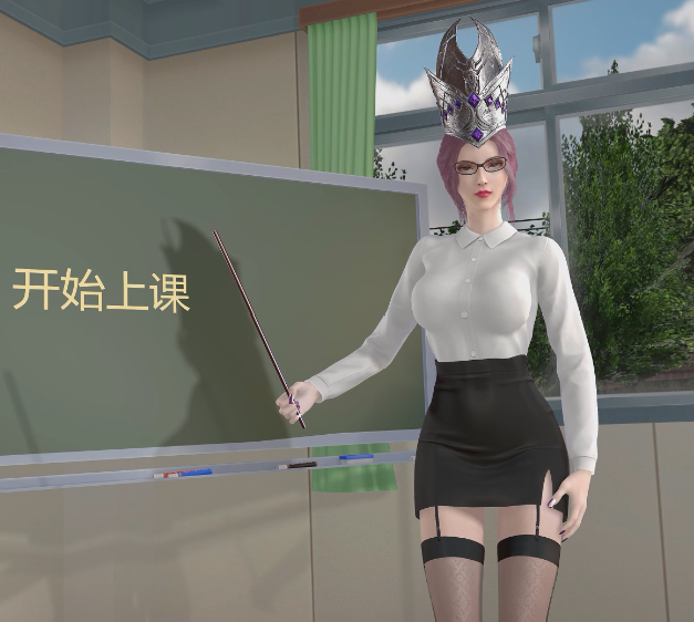 [3D/小马大车/VAM] kyclbb：比比东的数学课 性感黑丝女教师的特别授课 [3.5G]