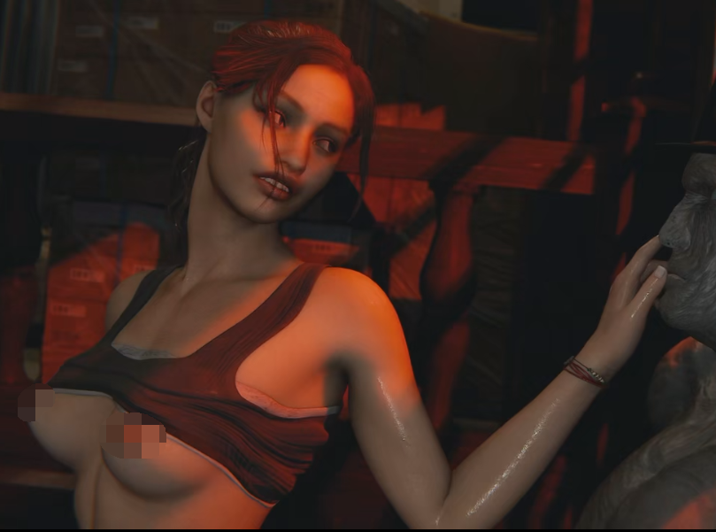 [3D/无修/CV] Vulint -2409新作：艾达王+克莱尔+吉尔 性感御姐沦为异种的泄欲玩具 [1.4G]