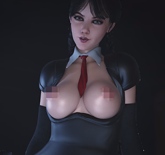[3D/无修/CV] Red404 2409新作：星期三+贞子+朱诺 性感少女蜜臀骑乘深喉口爆侍奉 [264M]