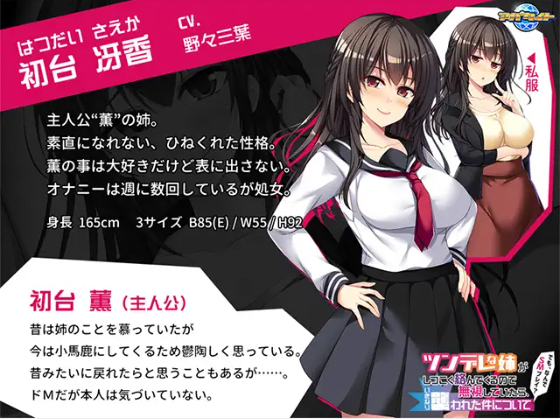 【拔作ADV】ツンデレな姉がしつこく絡んでくるので無視していたら、いきなり襲われた件について ～