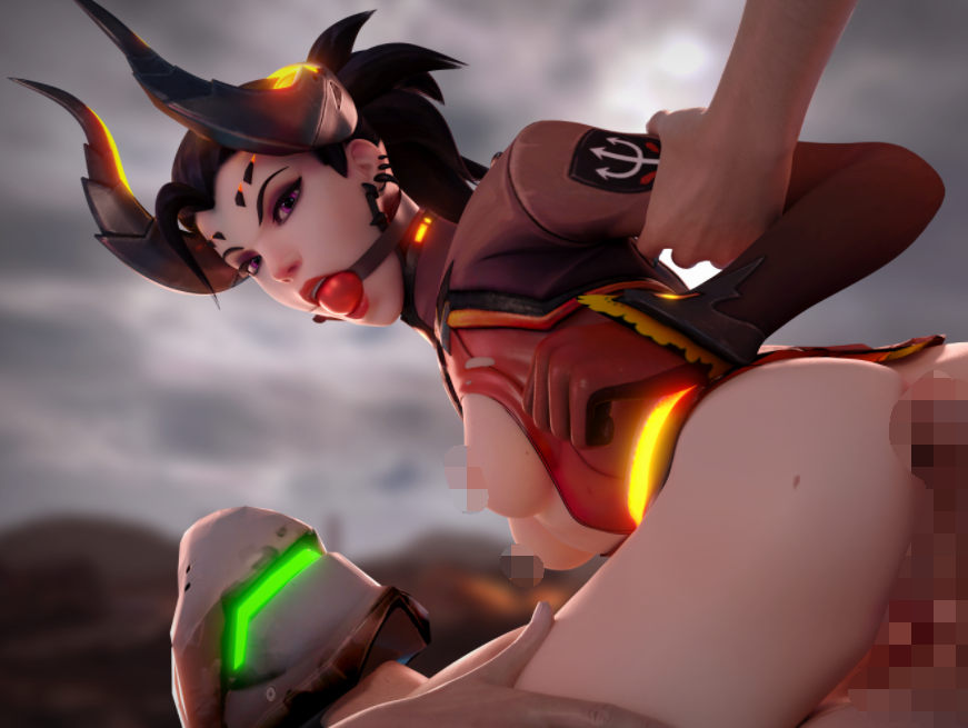 [3D/动态/无修] Nocure -2409合集：天使+D.Va+雾子 异种姦合集 [5.3G]