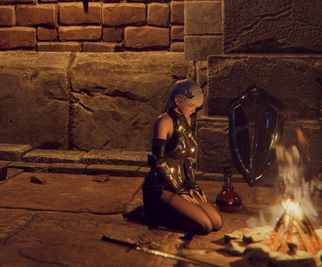 [3D/ACT] 地下城の女騎士The Knight Girl And Dungeons 官中步兵版 [3.3G]