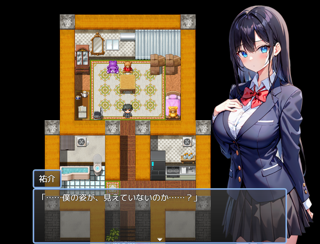 【日式RPG】[AI]寝取られ巨乳JK理沙の淫落 ～学校のどこかで、今も～AI汉化版