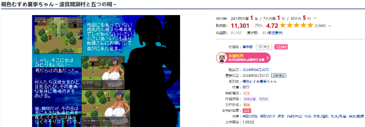 【日式RPG】褐色系少女夏季酱~波良间瀬村与五座祠堂~Ver1.11 DL官方AI汉化版
