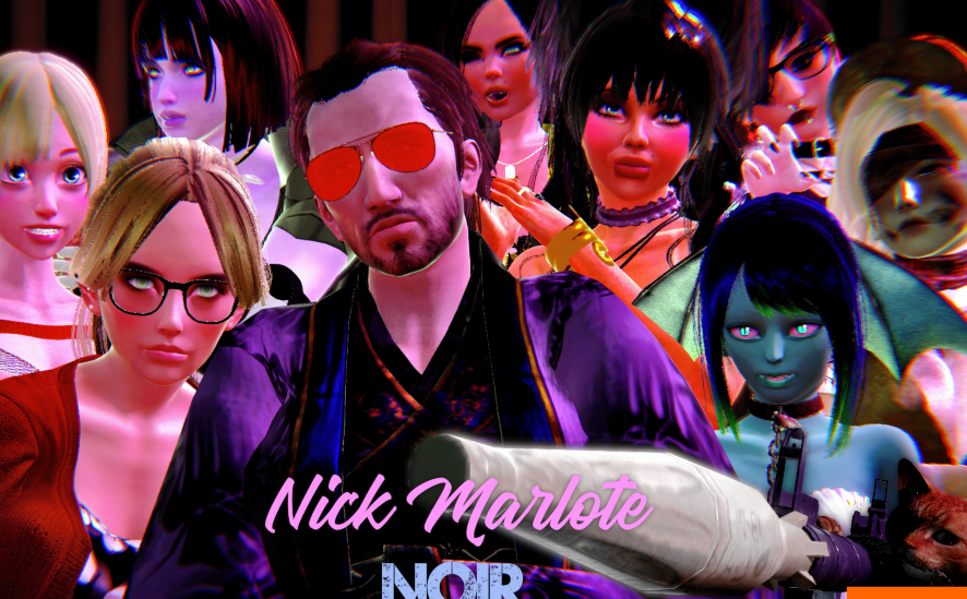 [欧美SLG/黑丝] 私家侦探 尼克·马洛·黑色 （Nick Marlowe Noir）V0.52f[PC+安卓/1.9G]