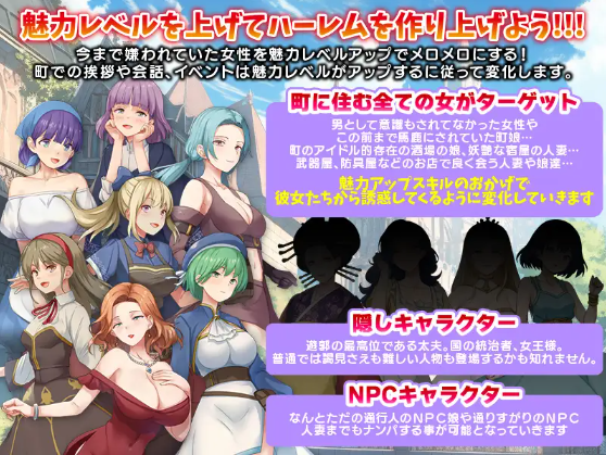 【日式RPG】俺だけが魅力レベルが上がる件 AI汉化版
