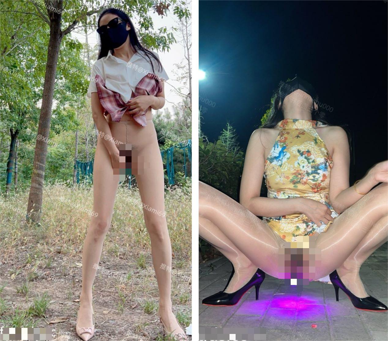 推特烧婊子，【金秘书虾米】，9月最新，KTV一字马，瑜伽喷水，小树林肆意奔放的脱 1.25G