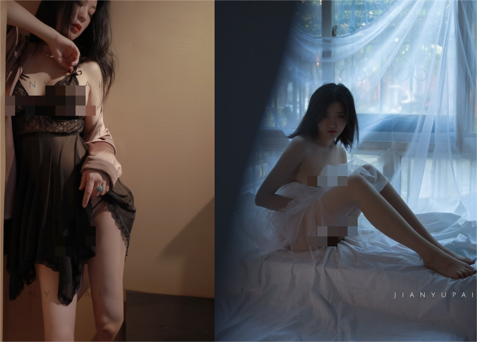 创意唯美情色，摄影大咖【煎鱼拍】推特福利作品，全是高质量露脸美模，露三点 349M