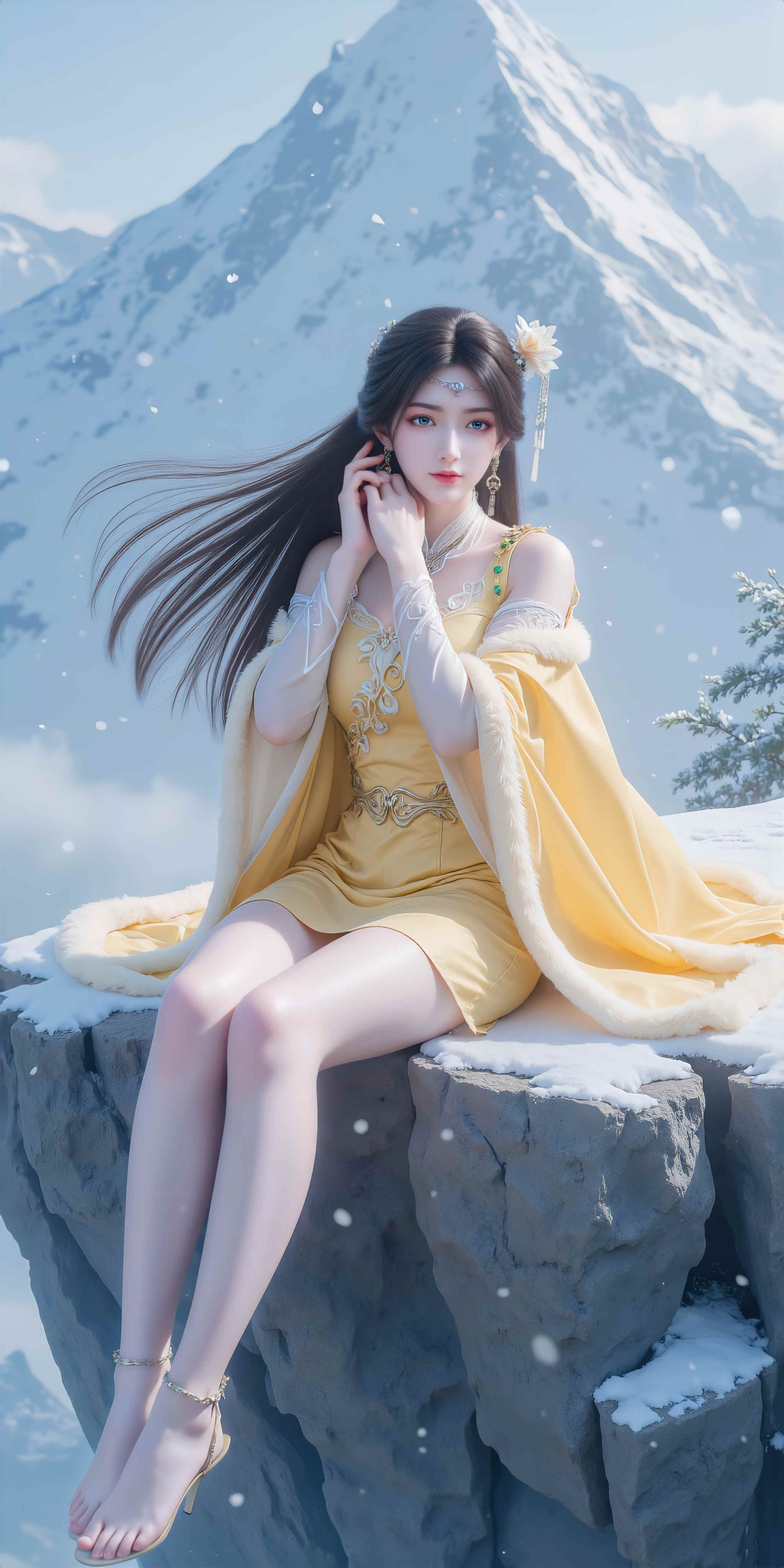 [AI国漫]（搬运至241111）焰灵姬+金瓶儿（蓝银草图包）【42P】【246MB百度云】