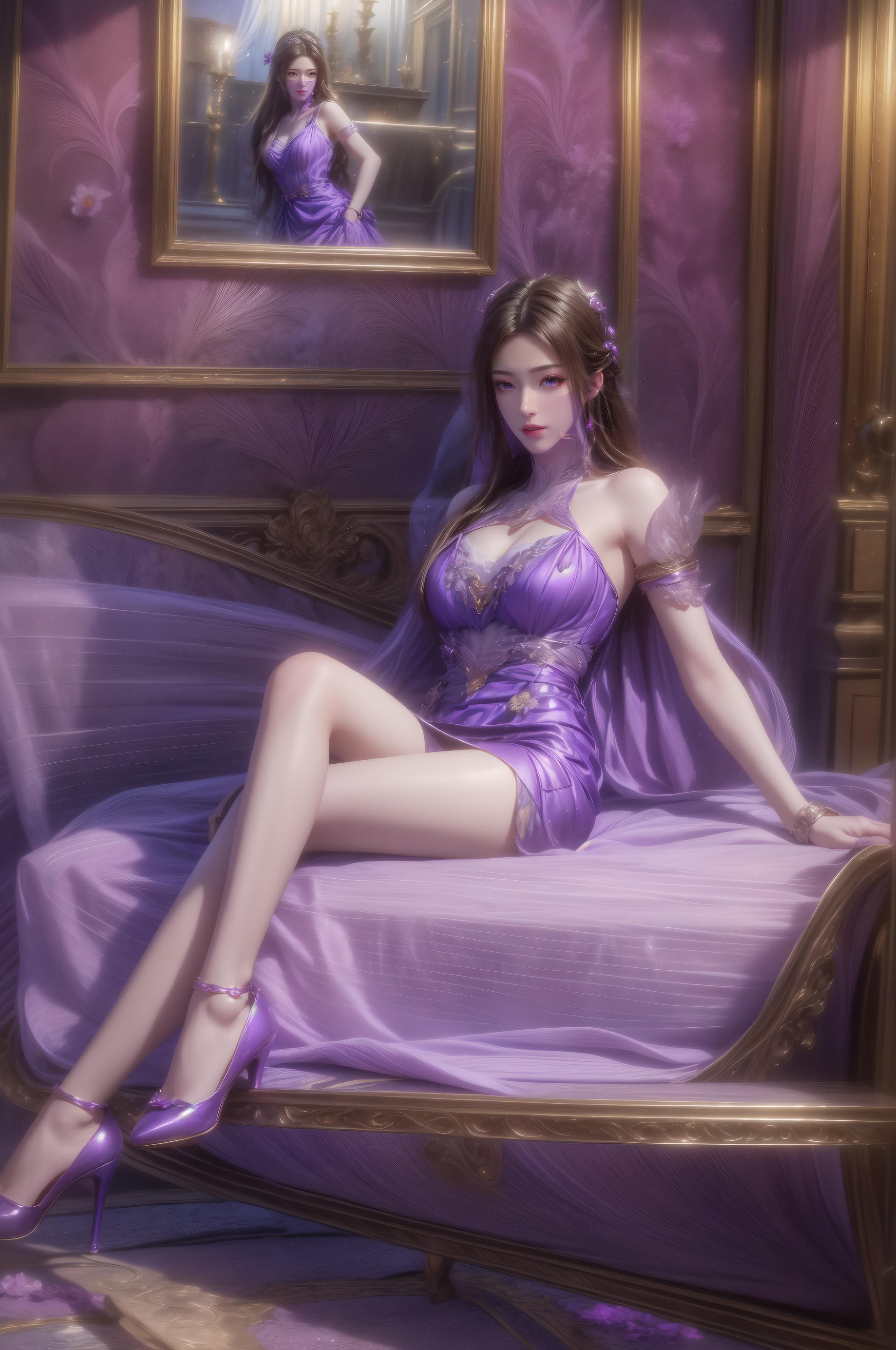 [AI国漫]（搬运至241114）凡人修仙传-紫灵（花开图包系列）【25P】【290MB百度云】