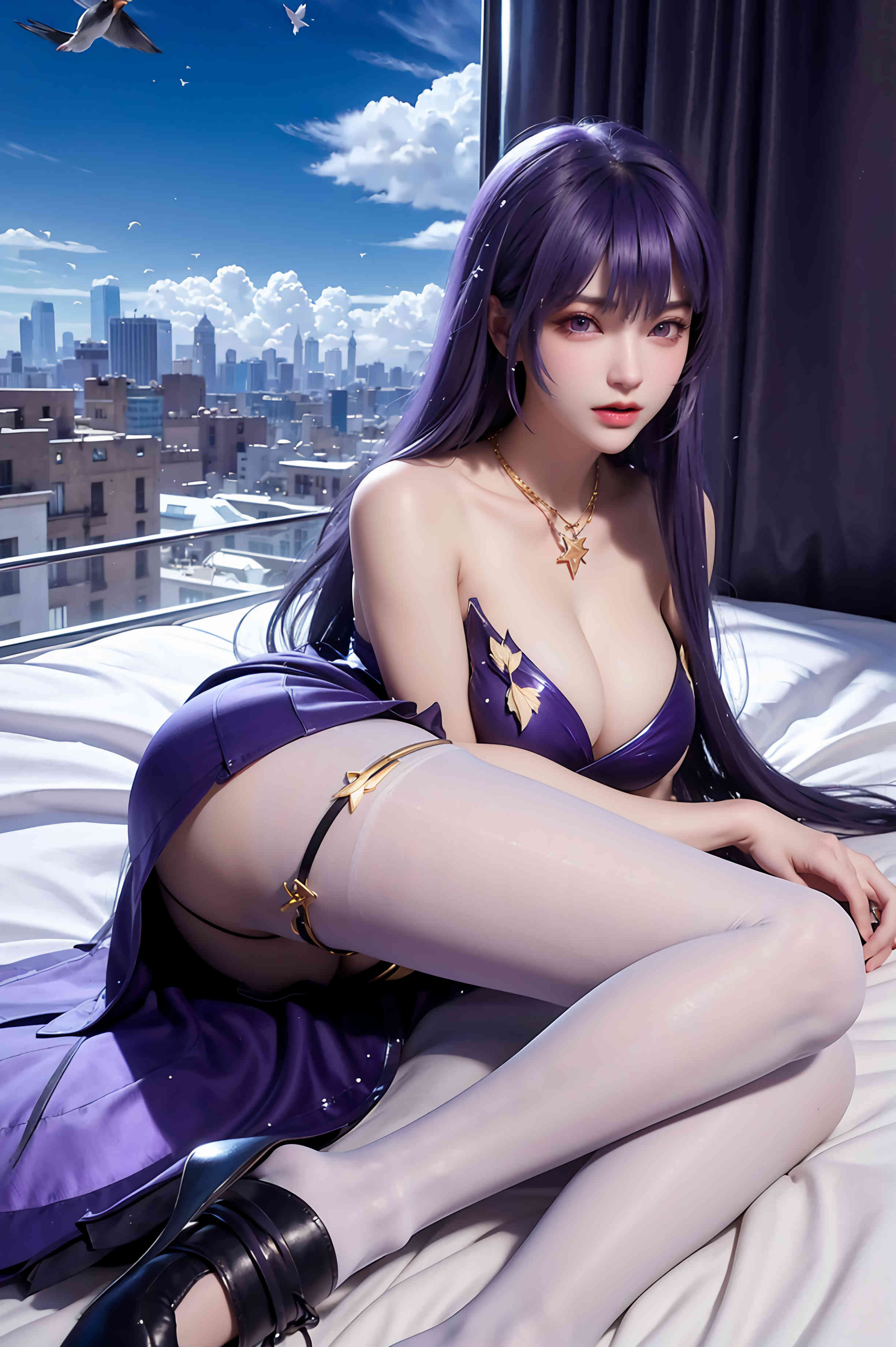 [AI国漫]（搬运至241124）神印王座-圣采儿（雪落寒梅图包）【78P】【382MB百度云】