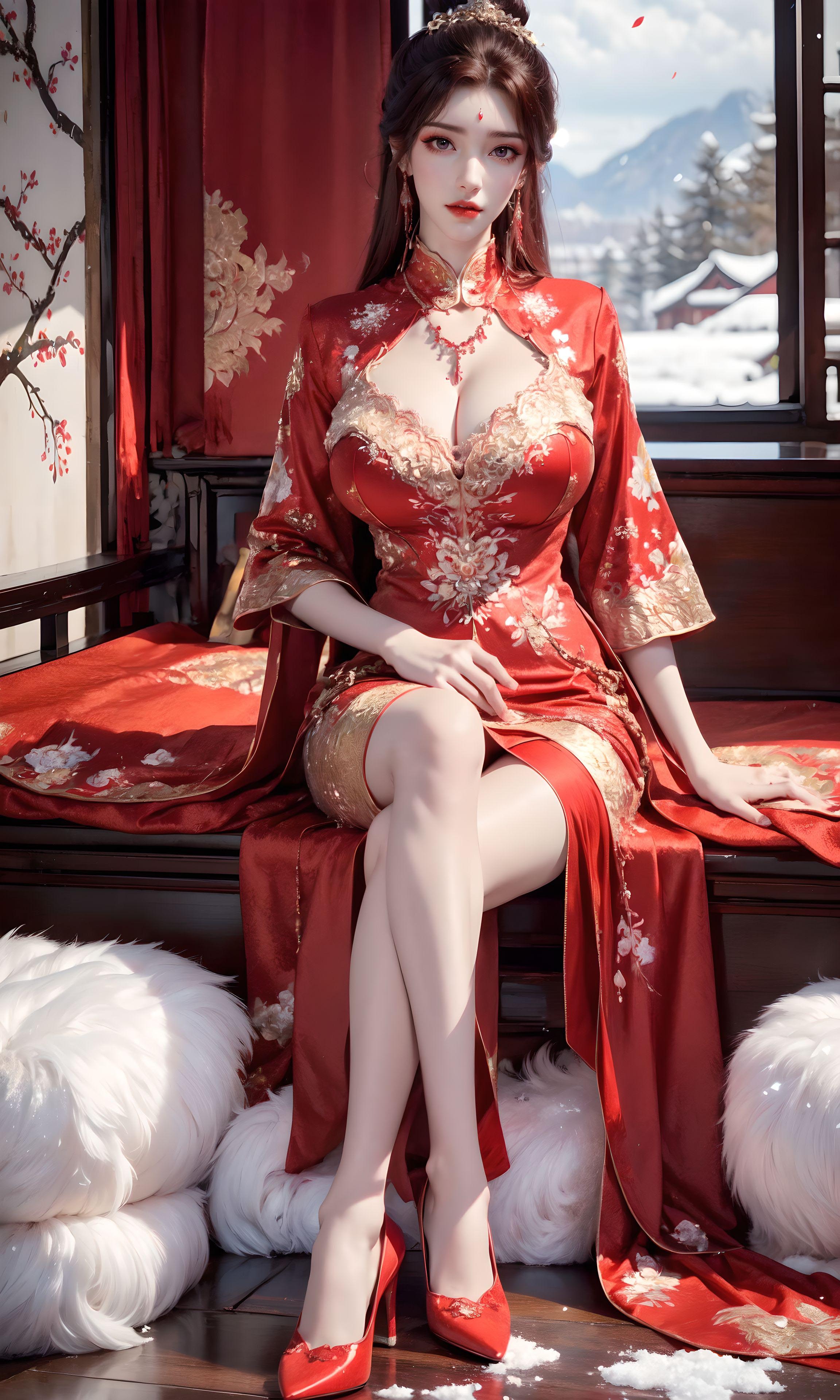 [AI国漫]（搬运至241118）完美世界-月婵（剑如虹图包）【45P】【372MB百度云】