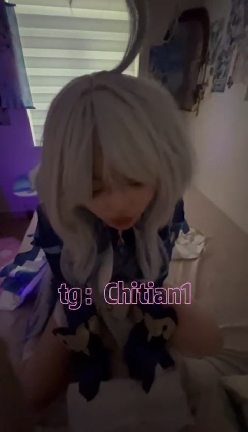 chitian1 可爱的芙宁娜cosplay,被抱起来操 【5V49M】