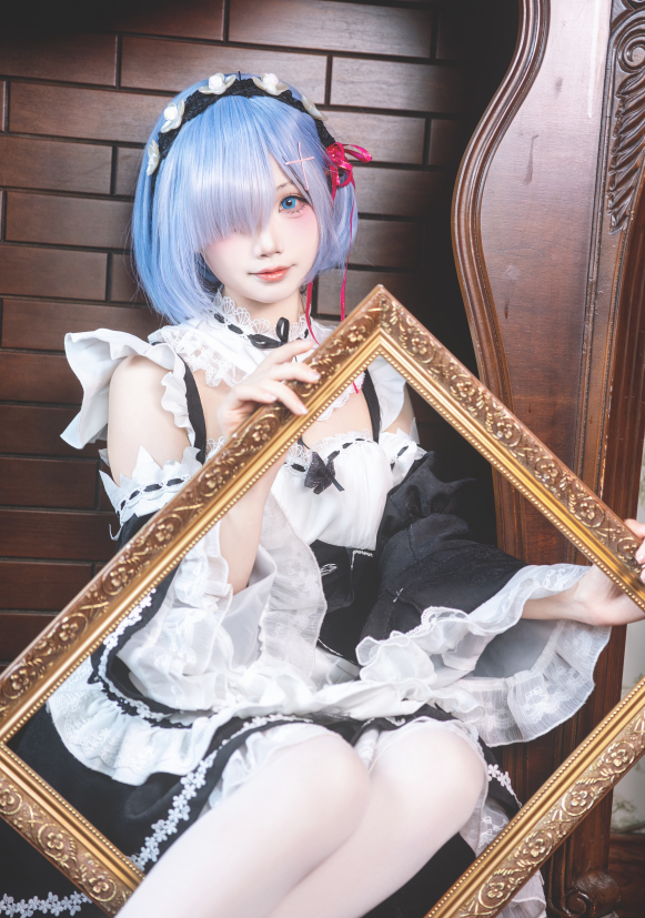 cos-SASA小麋鹿 - 蕾姆cos（18P,387M）