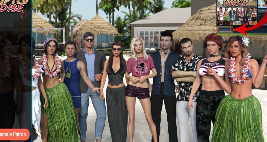 [欧美SLG/汉化] 腐化天堂 Corrupted Paradise v0.7   [PC+安卓/1.3G]