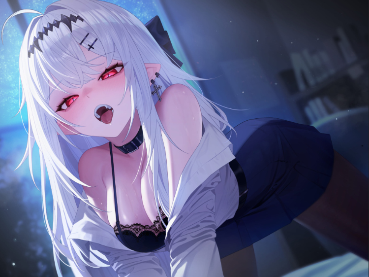 【ASMR】[简体中文版]【精神打击警告⚡】坠入爱河的吸血鬼的寝取报告