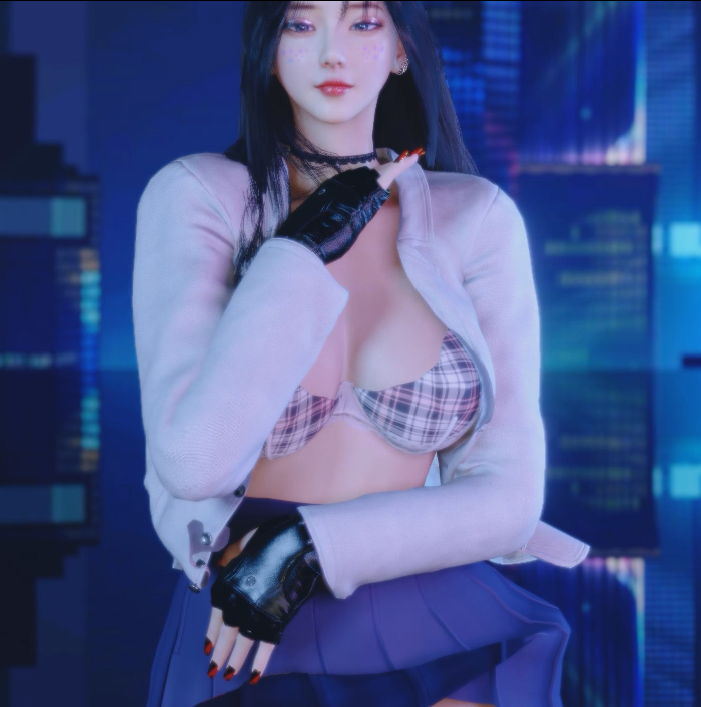 [3D/动态/VAM] MMD舞蹈：LOVE DIVE 极品长腿御姐热舞 裸体黑丝粉嫩销魂肉体 [827M]
