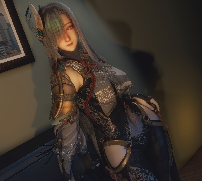 [3D/动态/VAM] Szyca：申鹤 情趣连体黑丝小母狗激情爆肏  [4.1G]