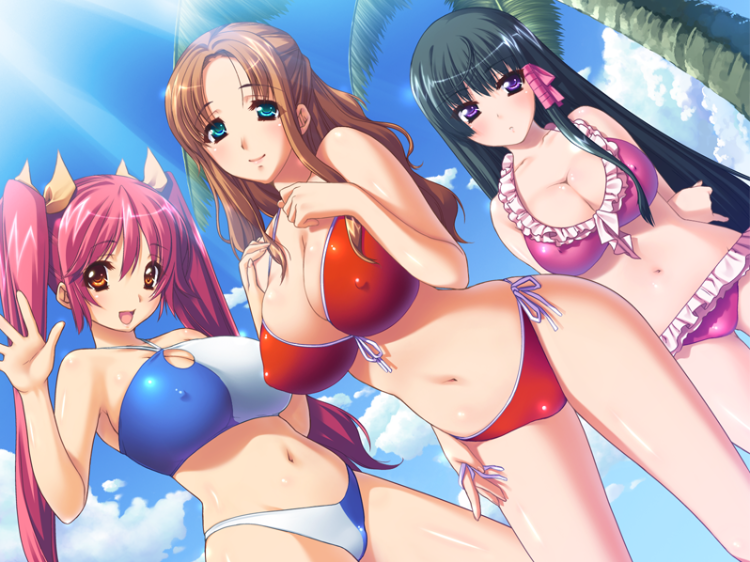【拔作ADV】ビーチクビーチ~南国乳辱撮影会~AI汉化版