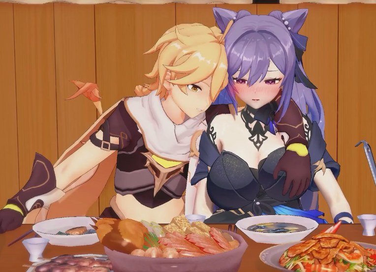 [MMD] Keqingkokomimain 刻晴牌肉便器  [675m]