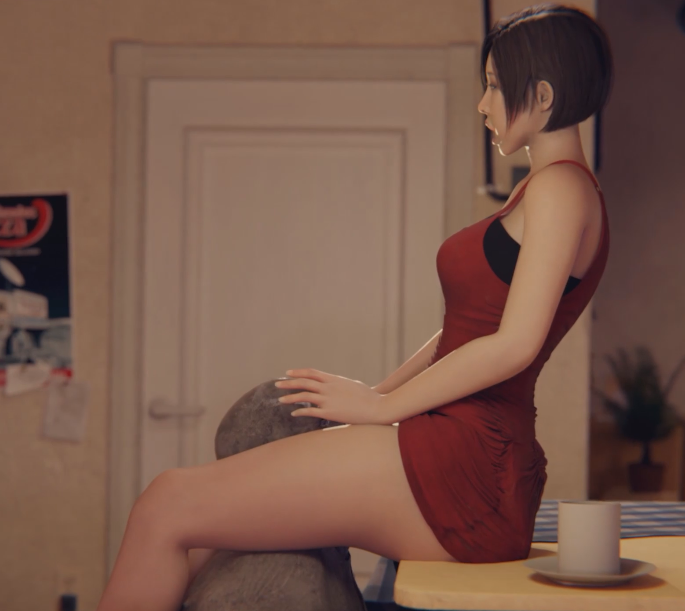 [3D] wgqhs：Ada and Mr X 在好朋友身后肆意侵犯中出他的性感妻子 [1G]