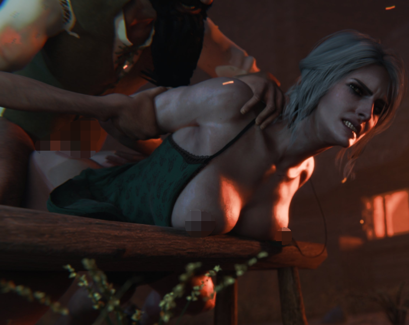 [3D]Madcat：嘉米+黑百合+劳拉 金发巨乳御姐抓着双马尾疯狂后入 [529M]