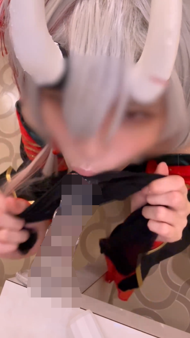 【ブロッコリー】cospla百鬼绫目 口交寸止挑战 【1V201M】