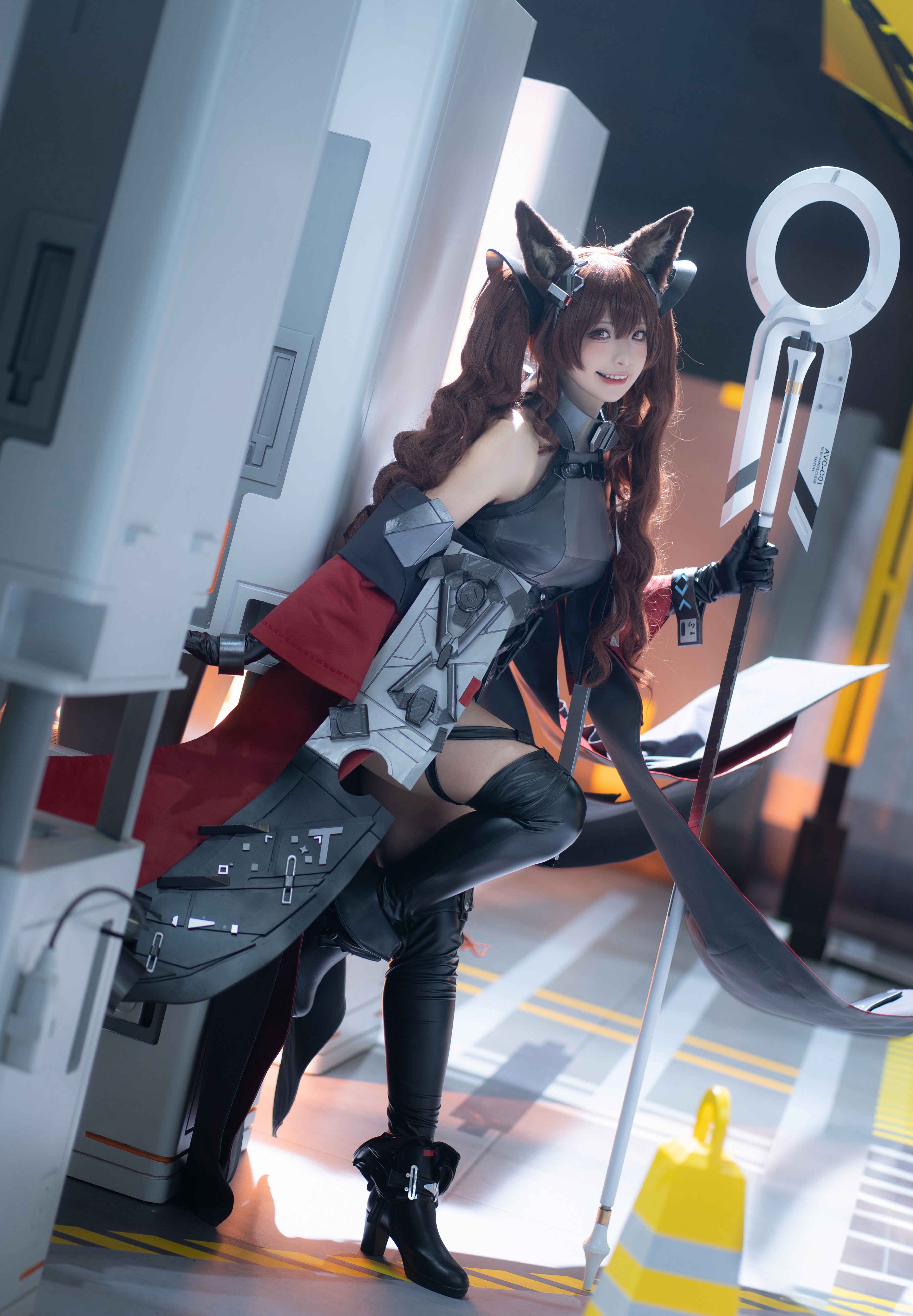 【新】贤儿sherry - 明日方舟 安洁莉娜 [21P][148MB百度云]