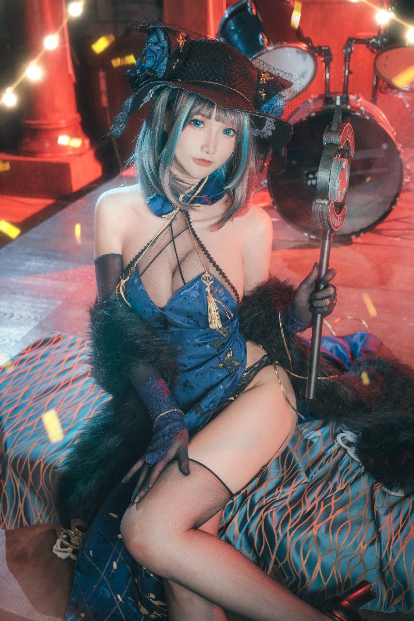 仙九Airi - 柴郡旗袍 [22P-369M]百度盘