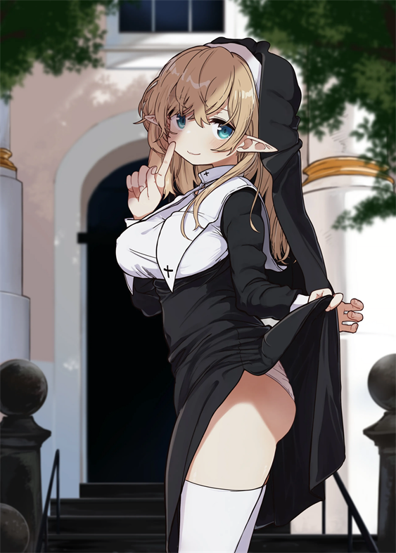 [いーすとはうす (パン☆工場)] エルフの修道女