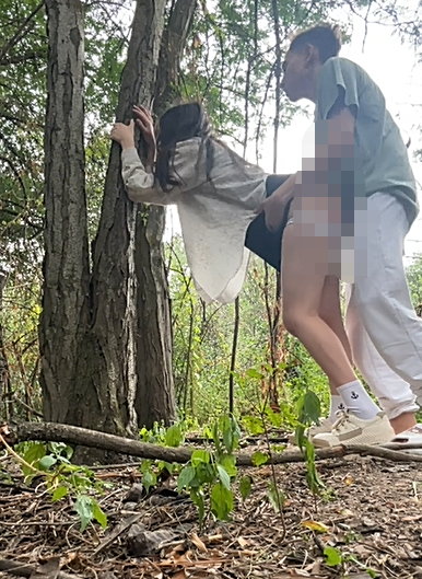 韩国高颜值反差婊【ysann】的户外做爱 内射骚穴