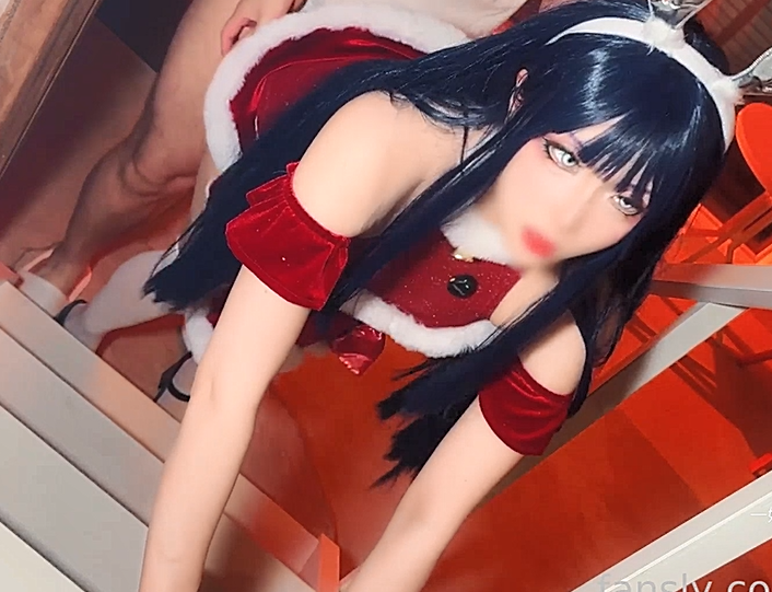 鸡教练-日向雏田圣诞私设Cosplay 雏田和鸣人的羞羞圣诞夜 今天我就是鸣人君的圣诞礼物呢