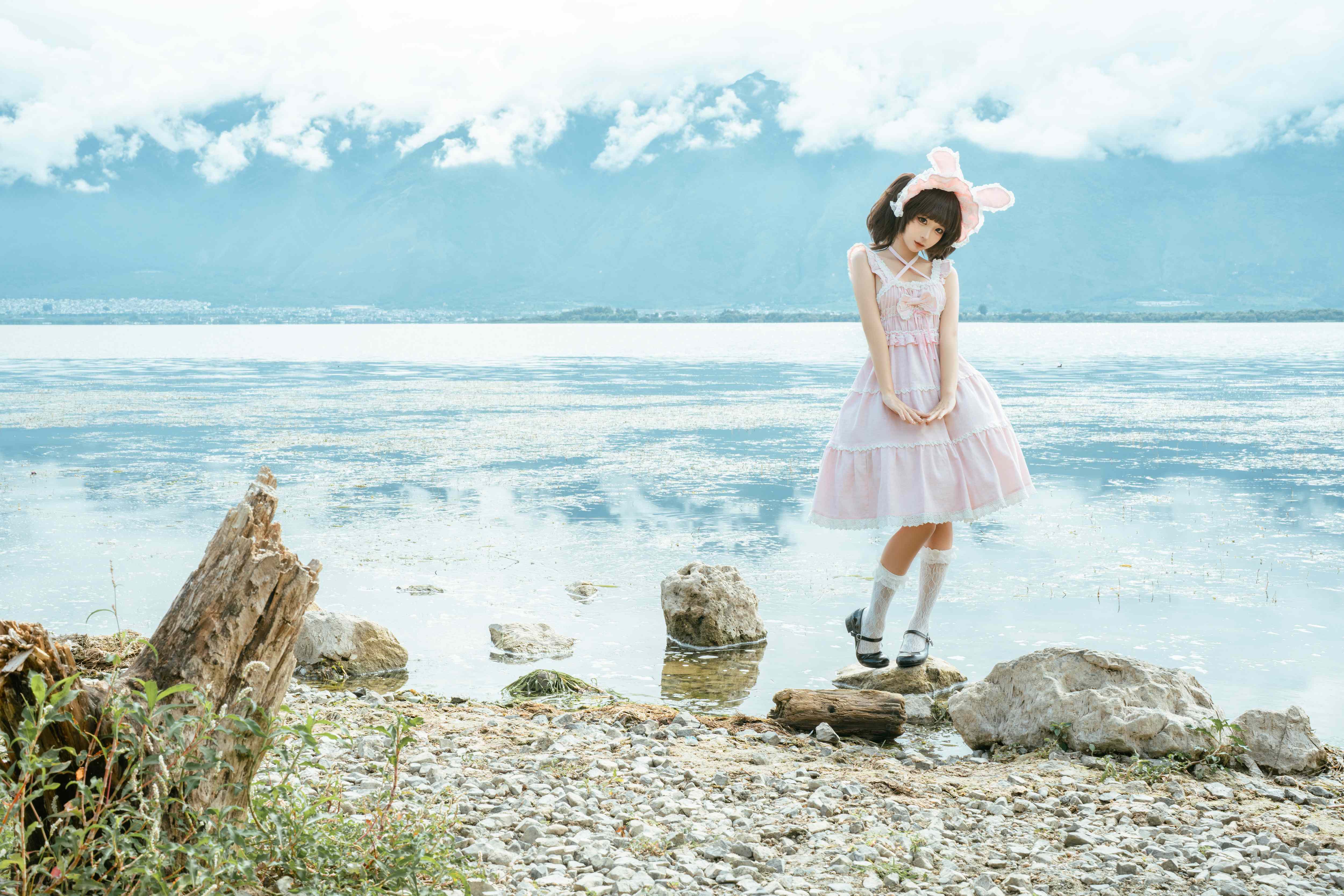 0012#蠢沫沫 - 湖边的少女 [11P-56.98MB]