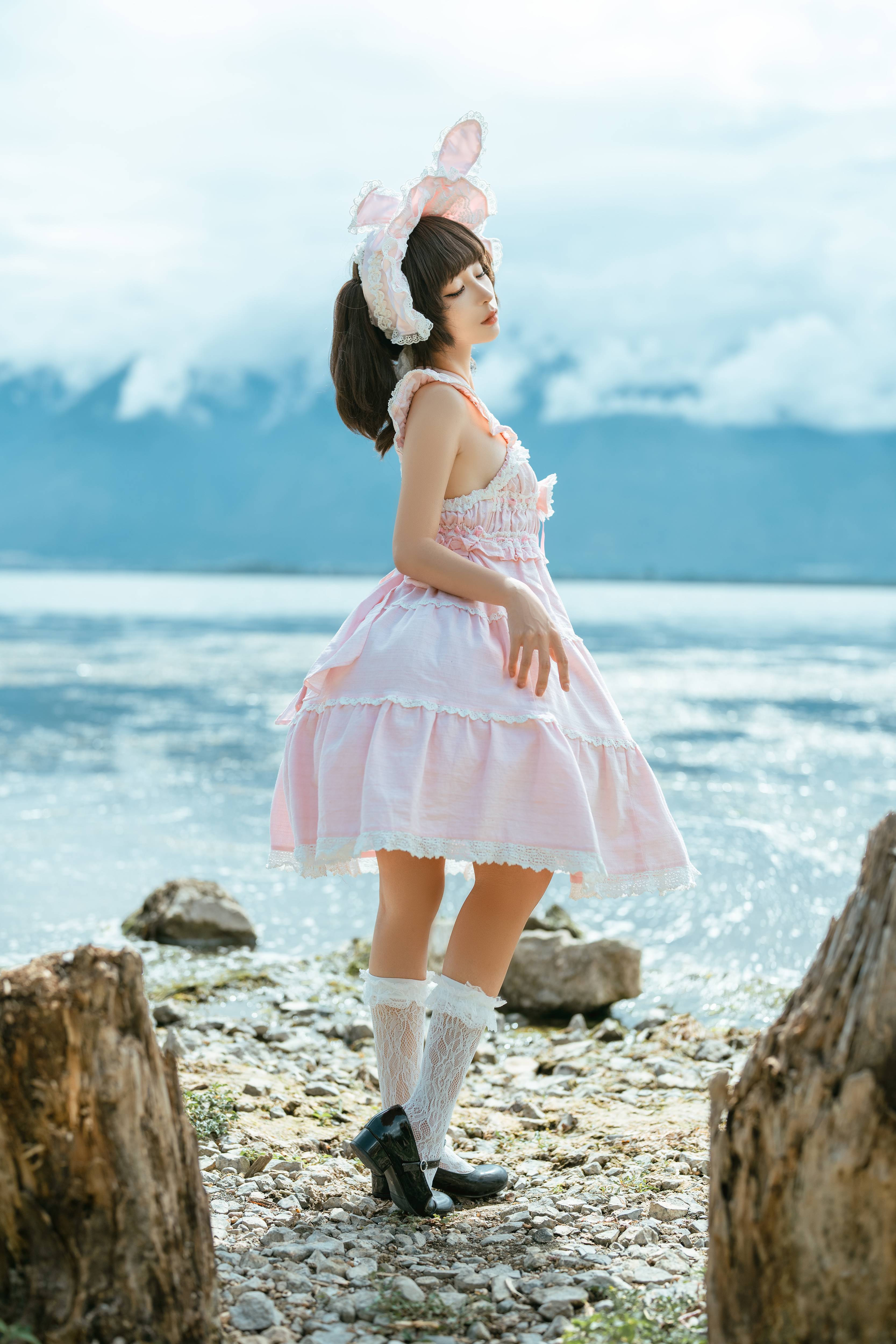 0012#蠢沫沫 - 湖边的少女 [11P-56.98MB]
