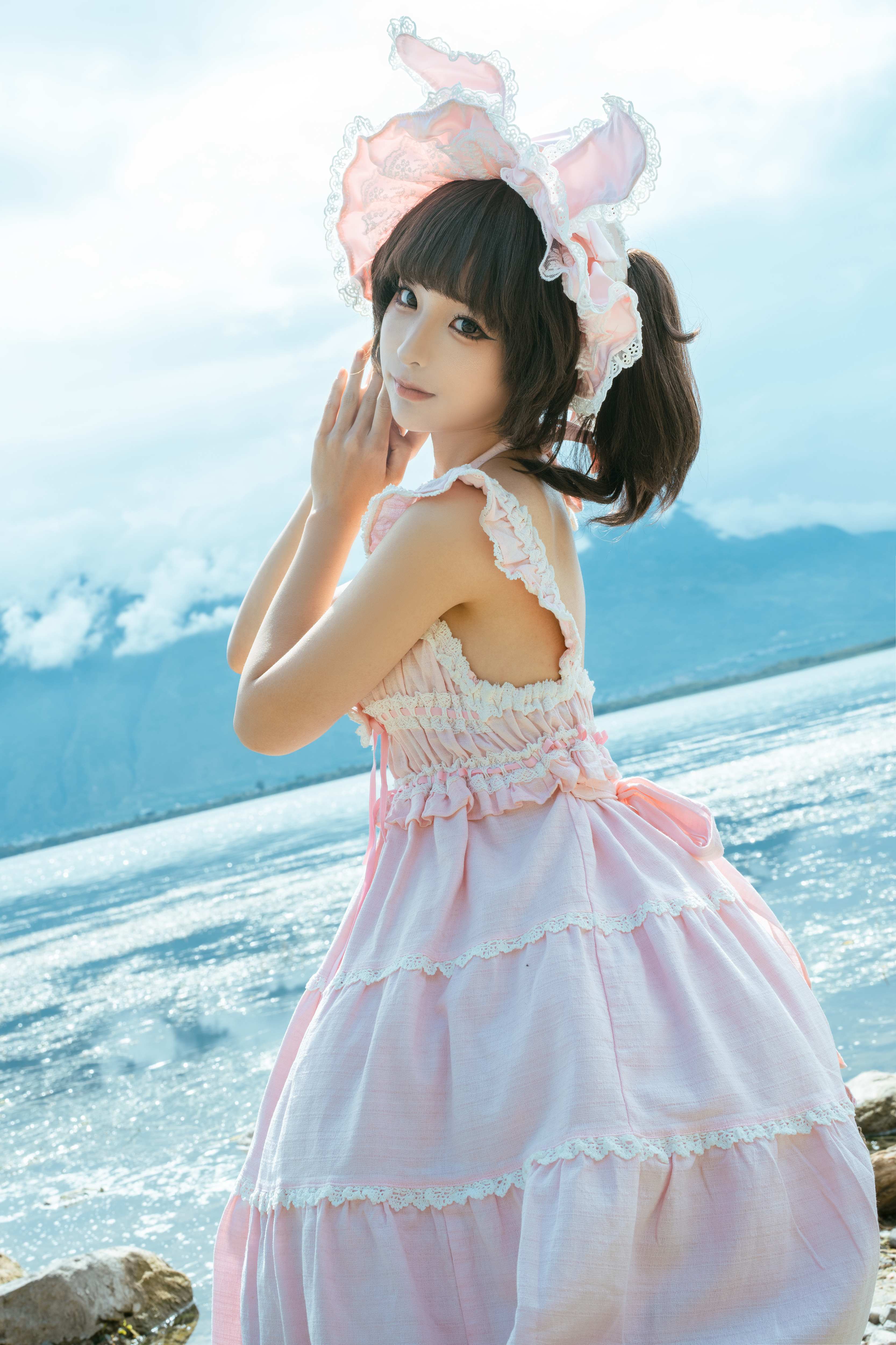 0012#蠢沫沫 - 湖边的少女 [11P-56.98MB]