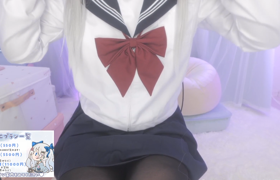 天使なの ASMR 2024年10月2日的直播 - 水手服 【1V2.6G】