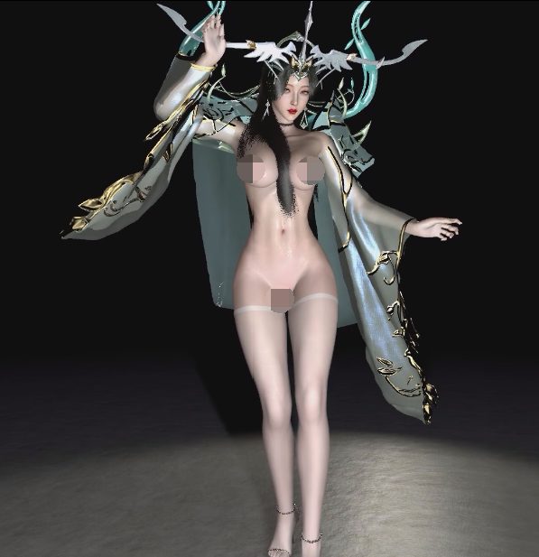[3D/动态/VAM] MAKOMAKO：白丝高筒袜柳神性爱服务 [2.5G]
