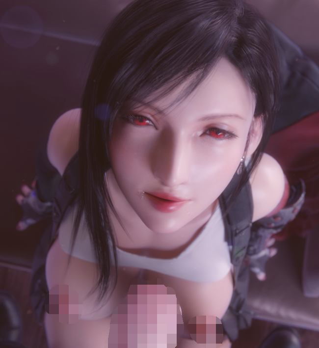 Pantsushi 2411-2412：蒂法 性感女神一脸不情愿的深喉口爆[241M]