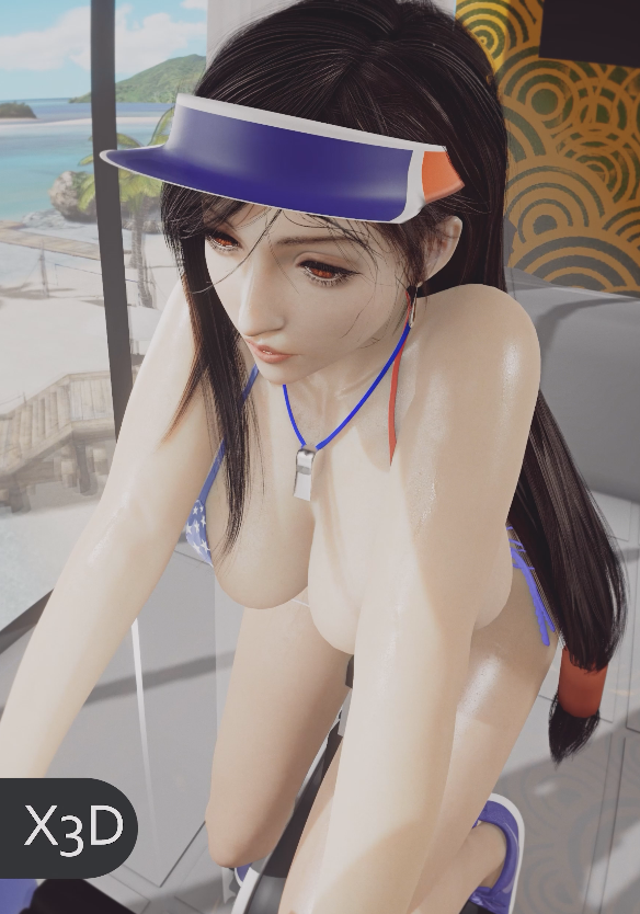 [3D] X3D 2407：蒂法+纲手 性感女神顶级豪乳肥臀动感单车健身骑乘极致诱惑[2.5G]