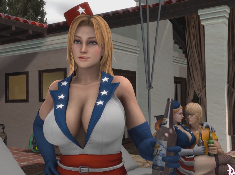 [3D]Dual Face Art Comics ：DOA CIVIL WAR!：4th of July special! [1.2G]