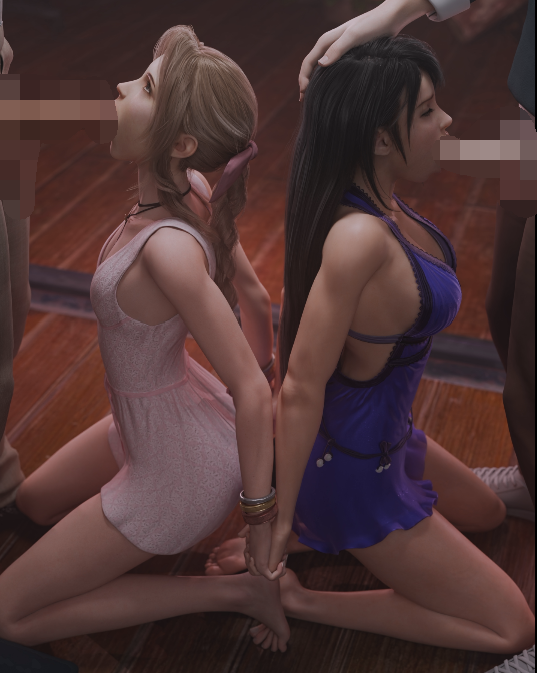Pewposterous 2405：希里+蒂法+爱丽丝 性感女神深喉吸茎 娇小身体抱起来肏[1.8G]